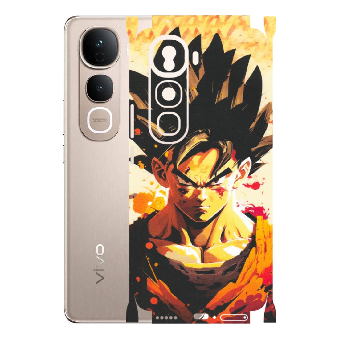 VIVO Y Series Phone Skins (All Models) - Angry Goku - Matte Finish (M-12) Vivo Y400 Pro 5G