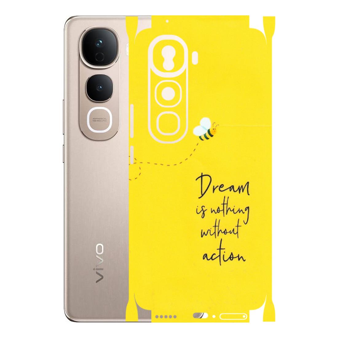 VIVO Y Series Phone Skins (All Models) - Dream Is Nothing Without Action - Matte Finish (M-138) Vivo Y400 Pro 5G