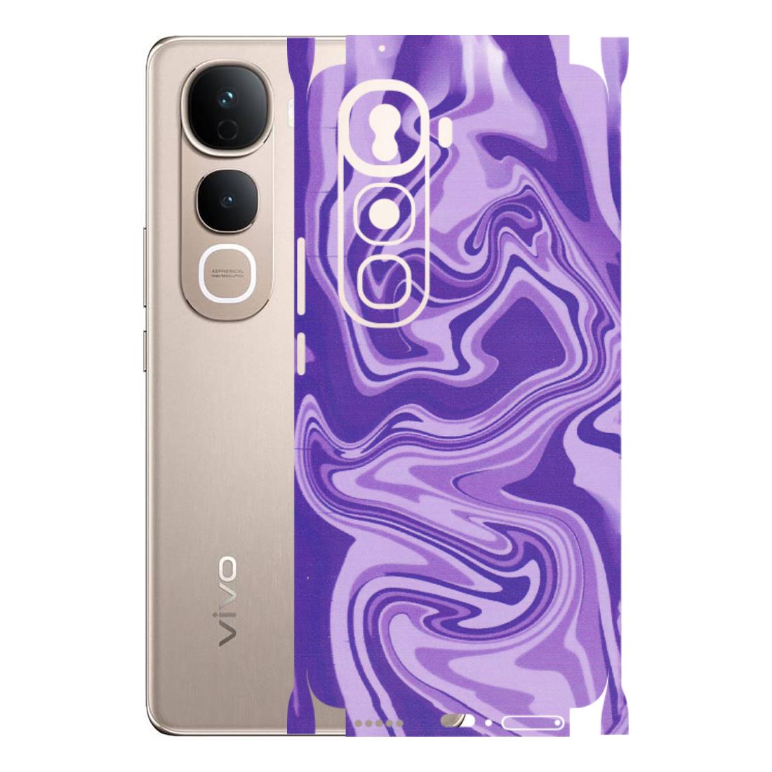 VIVO Y Series Phone Skins (All Models) - Hazy Purple Nights - Matte Finish (M-14) Vivo Y400 Pro 5G
