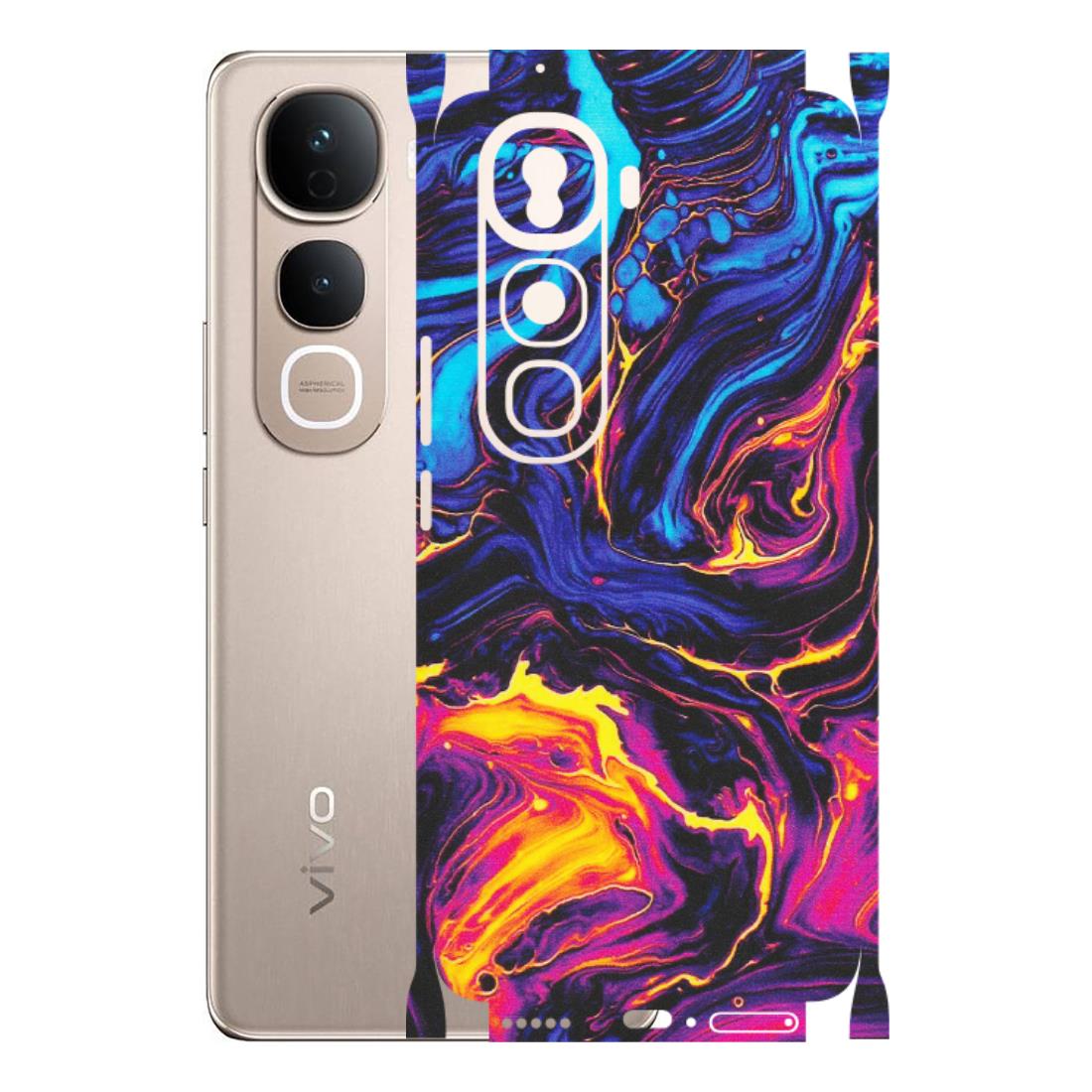 VIVO Y Series Phone Skins (All Models) - Abstract Paint Classy - Matte Finish (M-15) Vivo Y400 Pro 5G