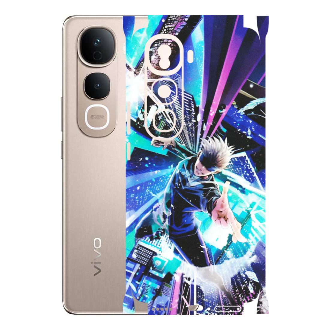 VIVO Y Series Phone Skins (All Models) - Manga Action Jujustu Kaisen Anime - Matte Finish (M-155) Vivo Y400 Pro 5G