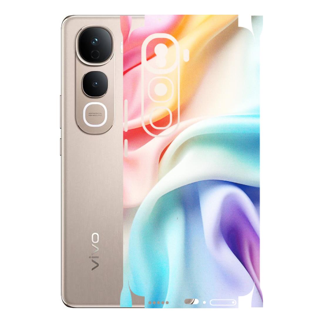 VIVO Y Series Phone Skins (All Models) - Colourful Silk Cloth - Matte Finish (M-165) Vivo Y400 Pro 5G