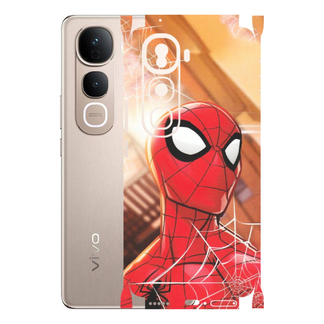 VIVO Y Series Phone Skins (All Models) - Spiderman Face New - Matte Finish (M-41) Vivo Y400 Pro 5G