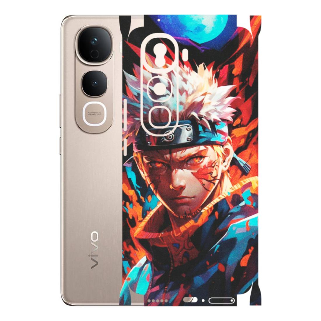 VIVO Y Series Phone Skins (All Models) - Anime Ferocious Character - Matte Finish (M-44) Vivo Y400 Pro 5G