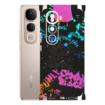 VIVO Y Series Phone Skins (All Models) - Majestic Black Vibes - Matte Finish (M-62) Vivo Y400 Pro 5G