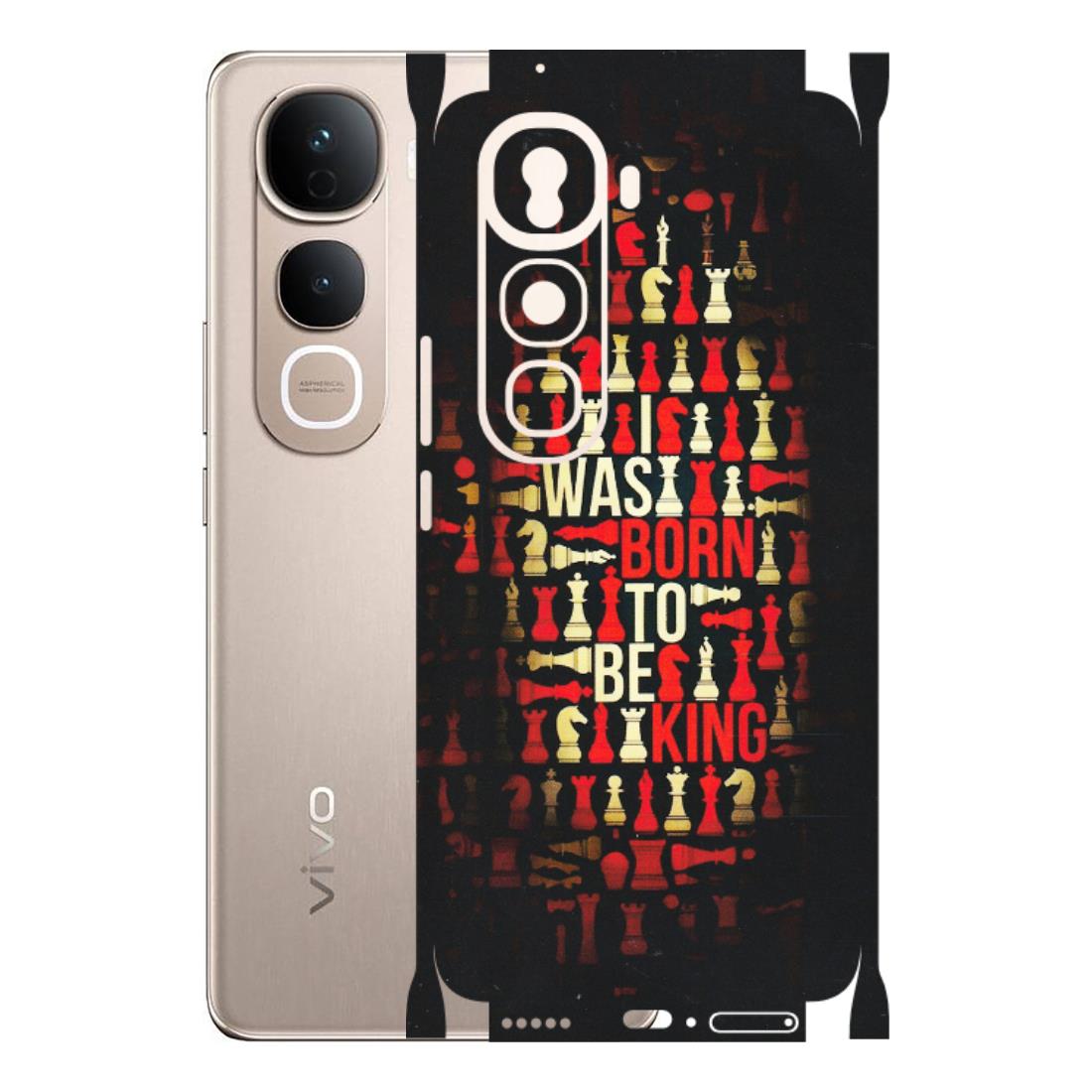 VIVO Y Series Phone Skins (All Models) - Born To Be King - Matte Finish (M-73) Vivo Y400 Pro 5G