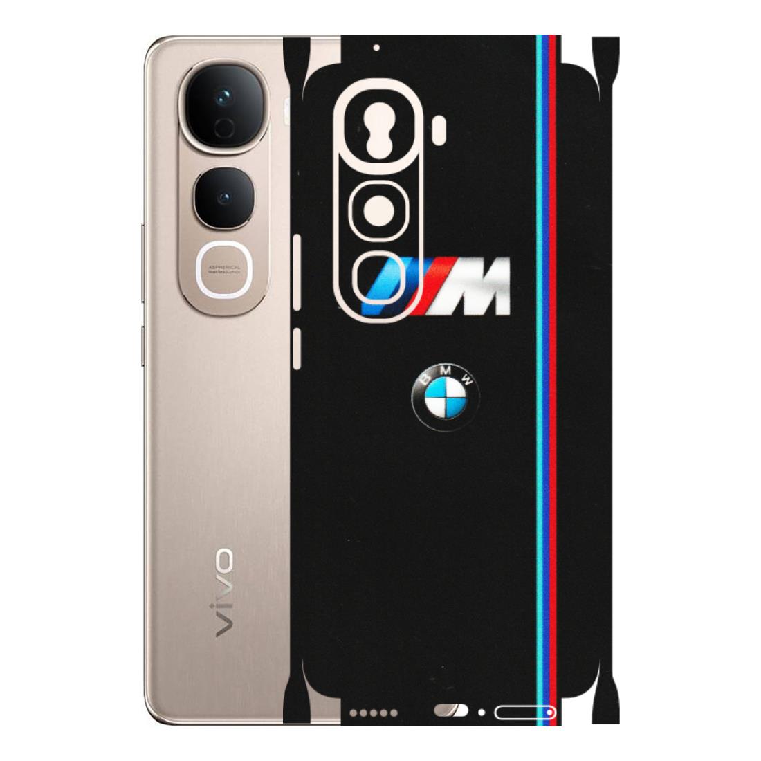 VIVO Y Series Phone Skins (All Models) - Styling With Black BMW - Matte Finish (M-74) Vivo Y400 Pro 5G