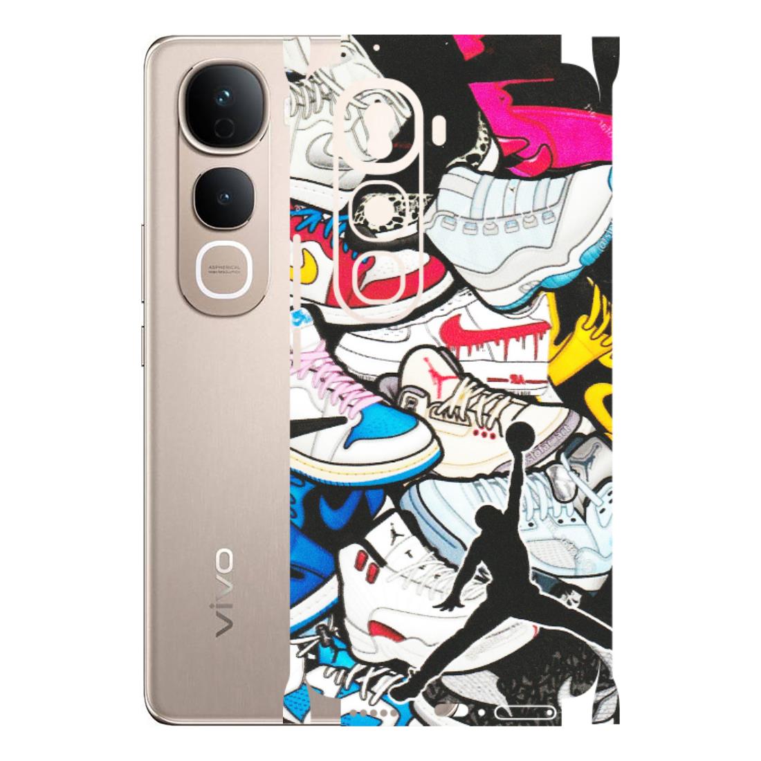 VIVO Y Series Phone Skins (All Models) - Jordan Sneakers Fan - Matte Finish (M-80) Vivo Y400 Pro 5G