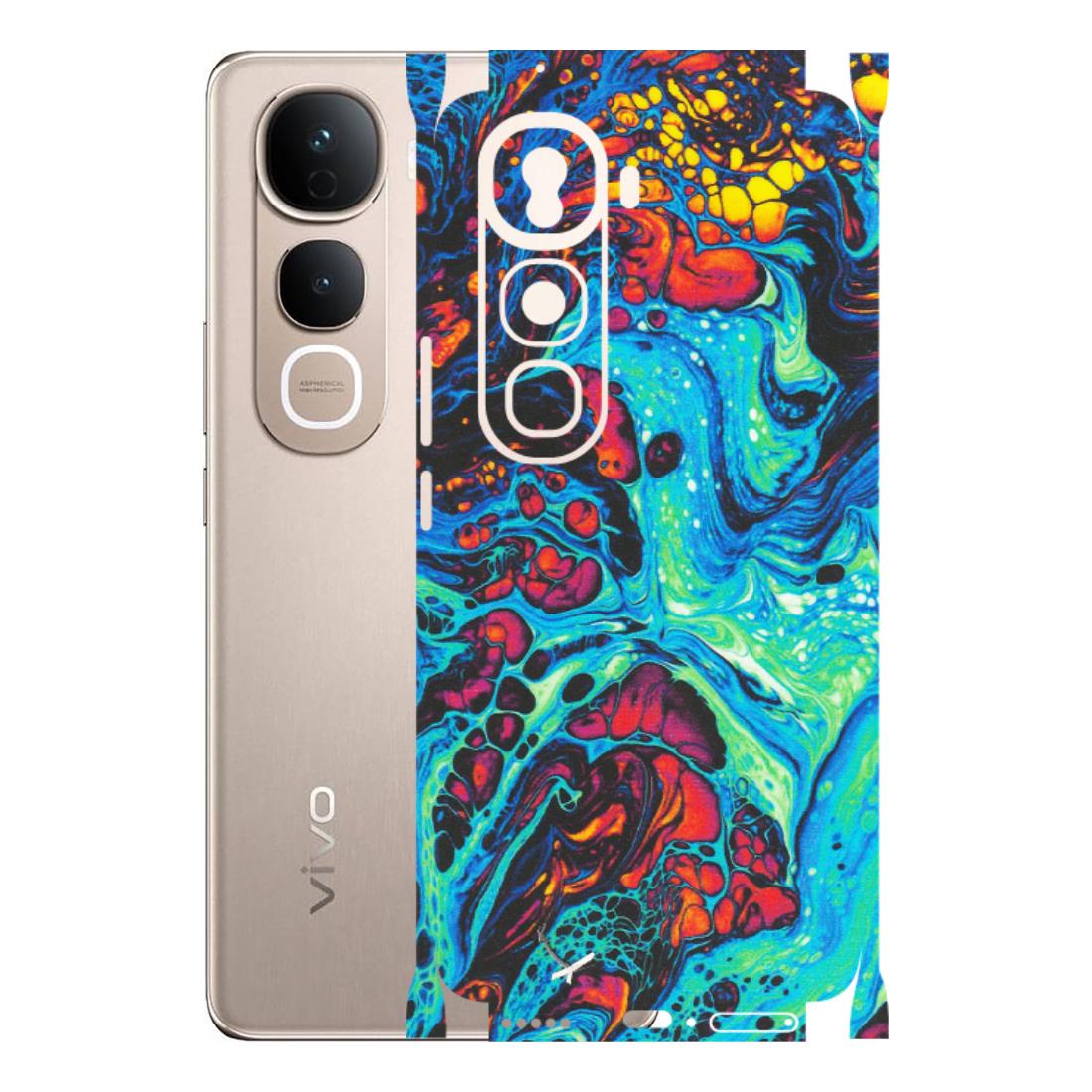 VIVO Y Series Phone Skins (All Models) - Majestic Galactic Marbel - Matte Finish (M-85) Vivo Y400 Pro 5G