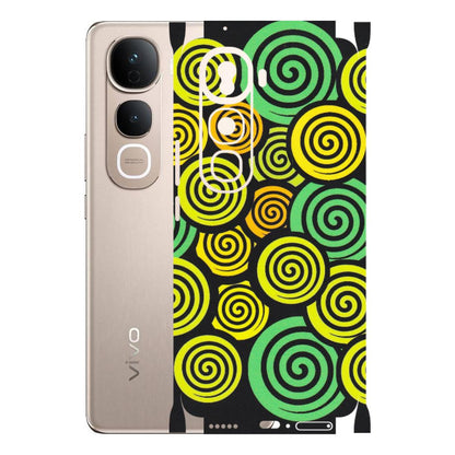 VIVO Y Series Phone Skins (All Models) - Crazy Spiral - Matte Finish (M-91) Vivo Y400 Pro 5G