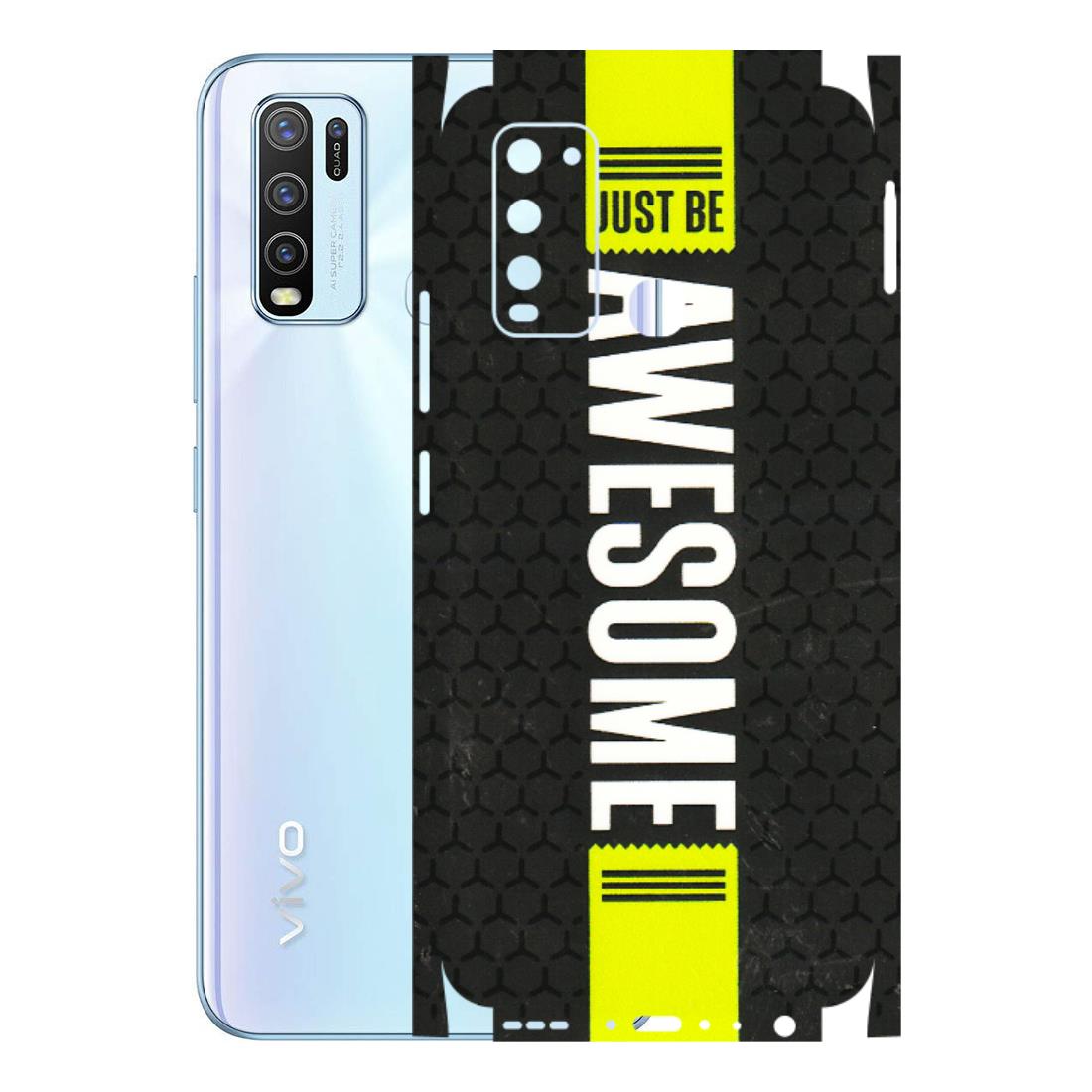 VIVO Y Series Phone Skins (All Models) - Just Be Awesome - 3D Embossed Finish (L-101) Vivo Y50