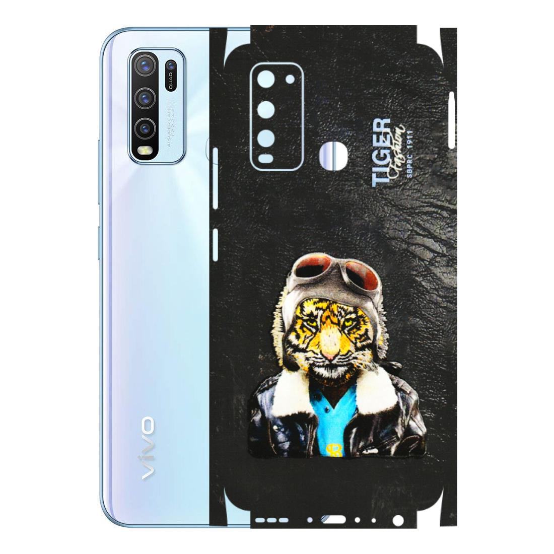 VIVO Y Series Phone Skins (All Models) - Rider Tiger - 3D Embossed Finish (L-113) Vivo Y50