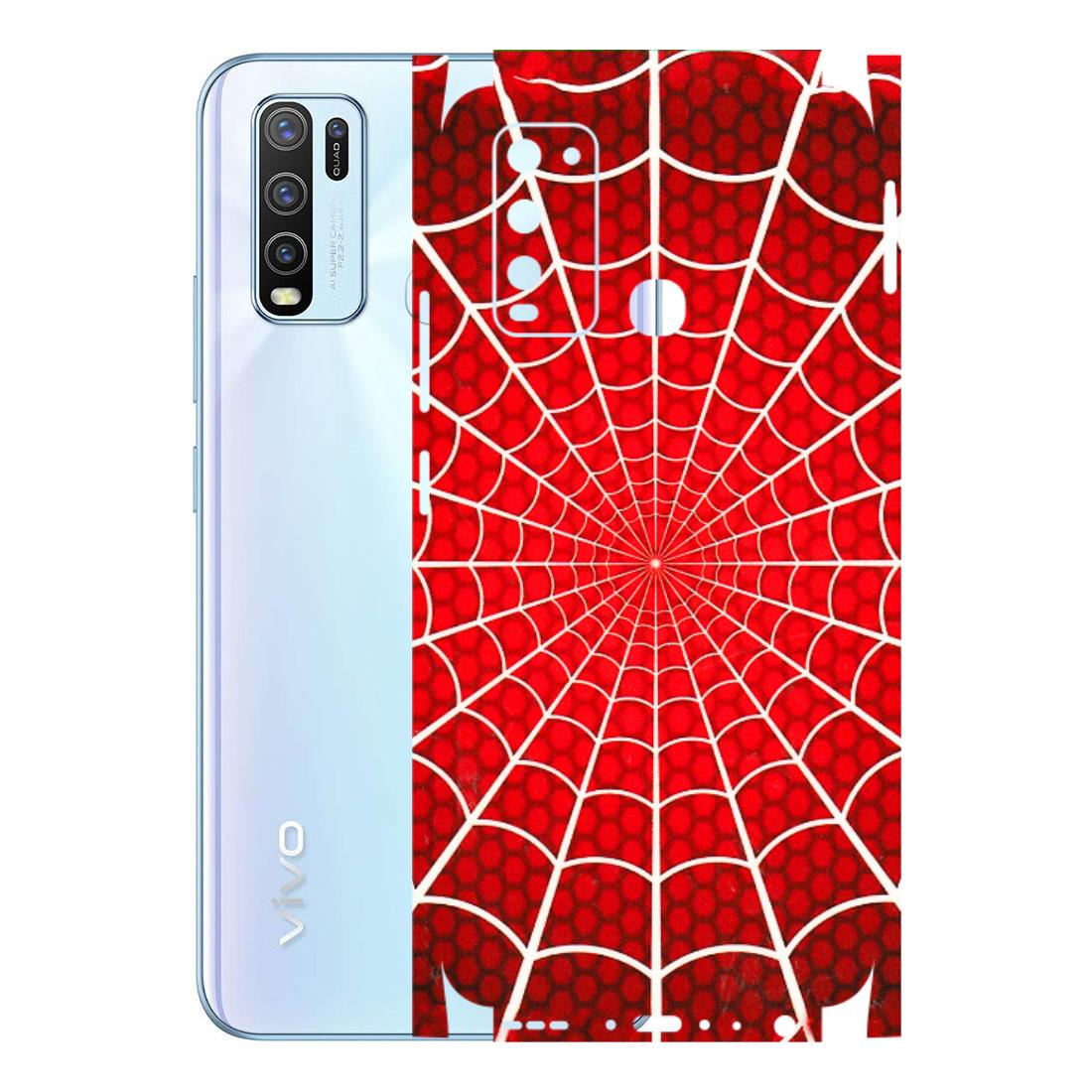 VIVO Y Series Phone Skins (All Models) - Classic Spidey Web - 3D Embossed Finish (L-115) Vivo Y50
