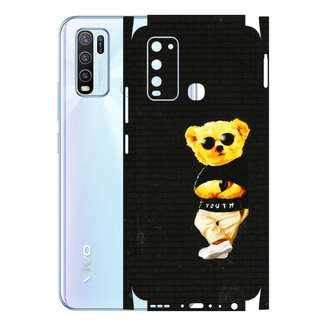 VIVO Y Series Phone Skins (All Models) - Classy Teddy Bear - 3D Embossed Finish (L-116) Vivo Y50