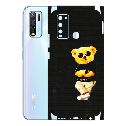 VIVO Y Series Phone Skins (All Models) - Classy Teddy Bear - 3D Embossed Finish (L-116) Vivo Y50