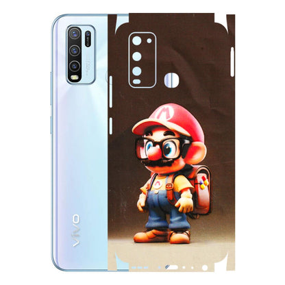 VIVO Y Series Phone Skins (All Models) - Little Mario - 3D Embossed Finish (L-119) Vivo Y50