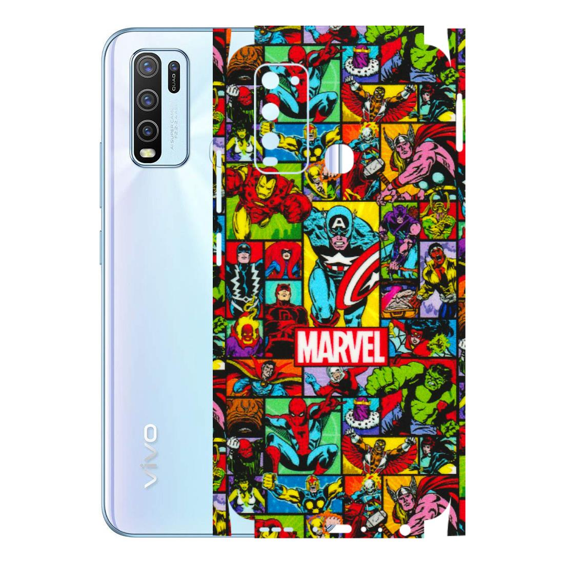 VIVO Y Series Phone Skins (All Models) - MARVELOUS Comic Characters - 3D Embossed Finish (L-129) Vivo Y50
