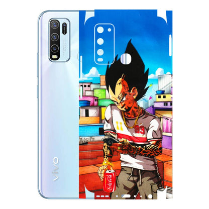 VIVO Y Series Phone Skins (All Models) - Vegeta - 3D Embossed Finish (L-136) Vivo Y50