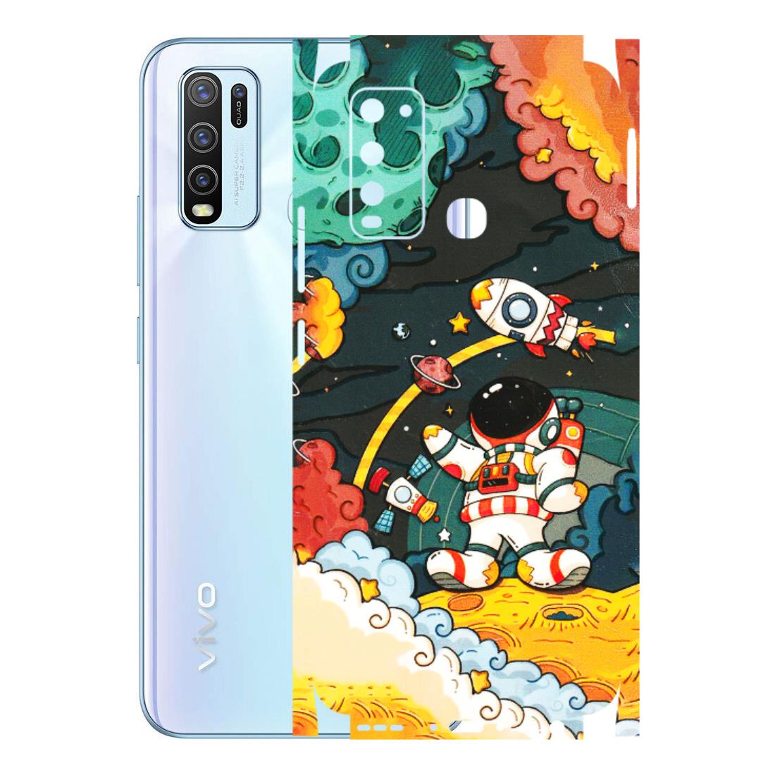 VIVO Y Series Phone Skins (All Models) - Astronauts & Spaceship - 3D Embossed Finish (L-145) Vivo Y50