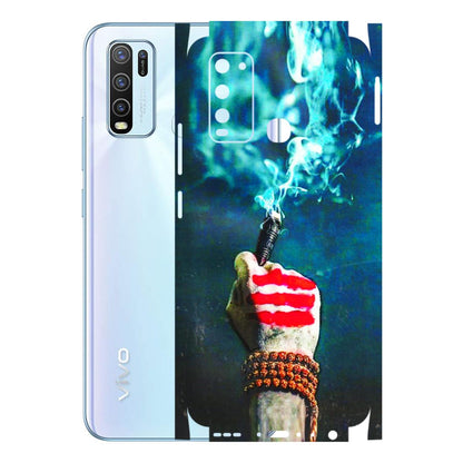 VIVO Y Series Phone Skins (All Models) - Mahadev Bhakt - 3D Embossed Finish (L-146) Vivo Y50