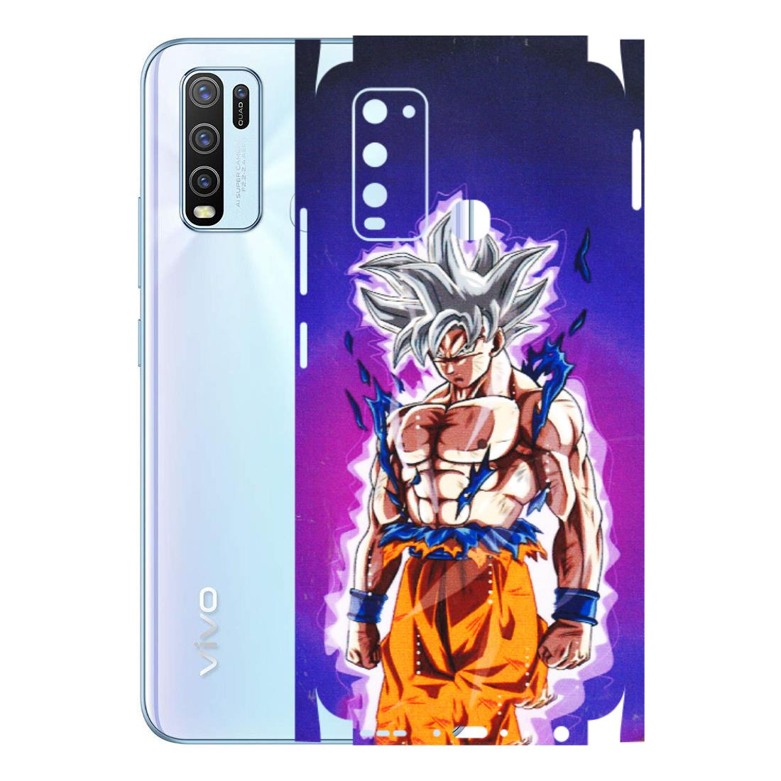 VIVO Y Series Phone Skins (All Models) - Goku Purple Anime - 3D Embossed Finish (L-147) Vivo Y50