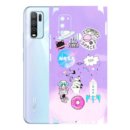 VIVO Y Series Phone Skins (All Models) - I Need My Nasa Skin - 3D Embossed Finish (L-149) Vivo Y50