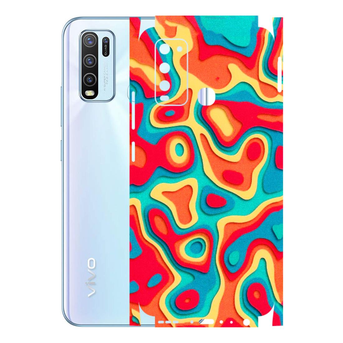 VIVO Y Series Phone Skins (All Models) - Abstract Swirl - 3D Embossed Finish (L-150) Vivo Y50