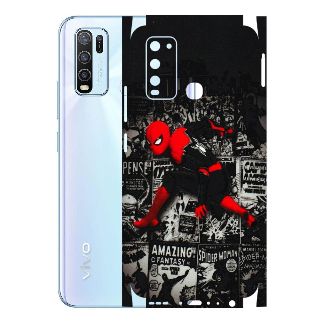VIVO Y Series Phone Skins (All Models) - SpiderMan New - 3D Embossed Finish (L-162) Vivo Y50