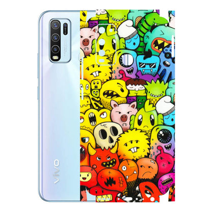 VIVO Y Series Phone Skins (All Models) - Angry Funkies - 3D Embossed Finish (L-169) Vivo Y50