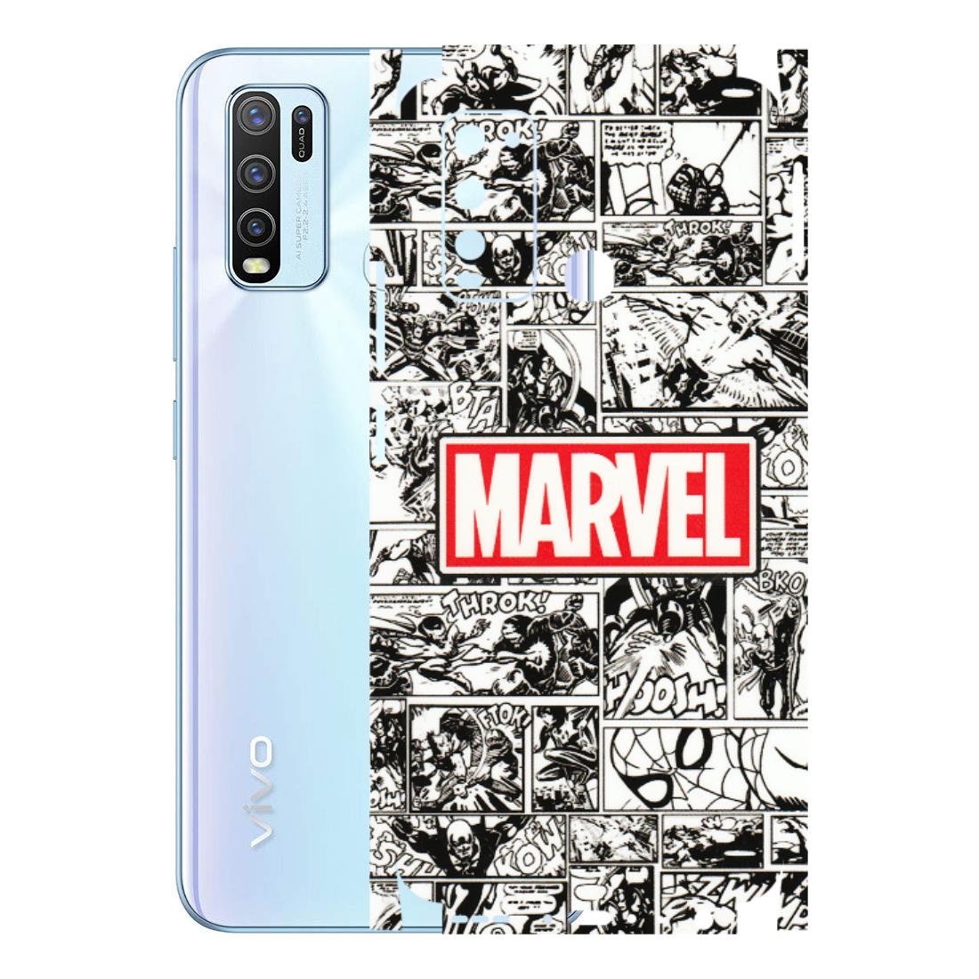 VIVO Y Series Phone Skins (All Models) - Marvel Comic - 3D Embossed Finish (L-171) Vivo Y50