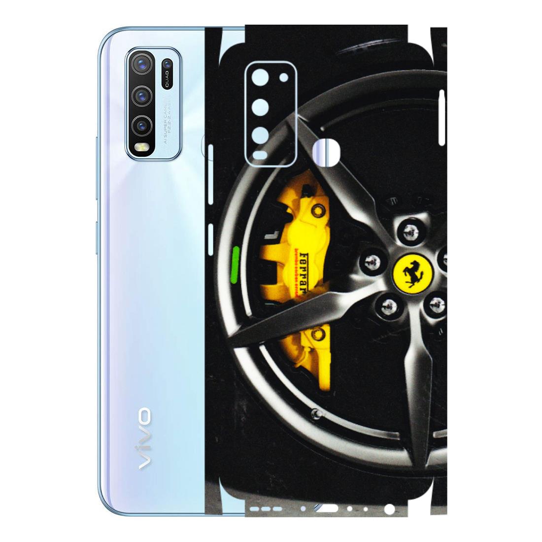 VIVO Y Series Phone Skins (All Models) - Ferrari Wheel Alloy - 3D Embossed Finish (L-173) Vivo Y50