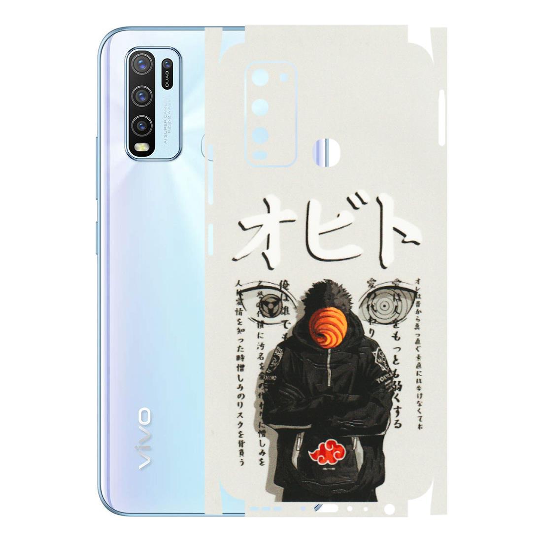 VIVO Y Series Phone Skins (All Models) - Obito Anime Eye - 3D Embossed Finish (L-19) Vivo Y50
