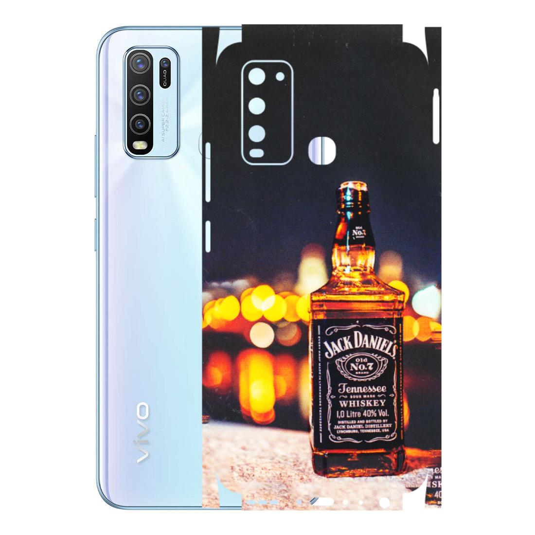 VIVO Y Series Phone Skins (All Models) - JD Whiskey Bottle - 3D Embossed Finish (L-20) Vivo Y50