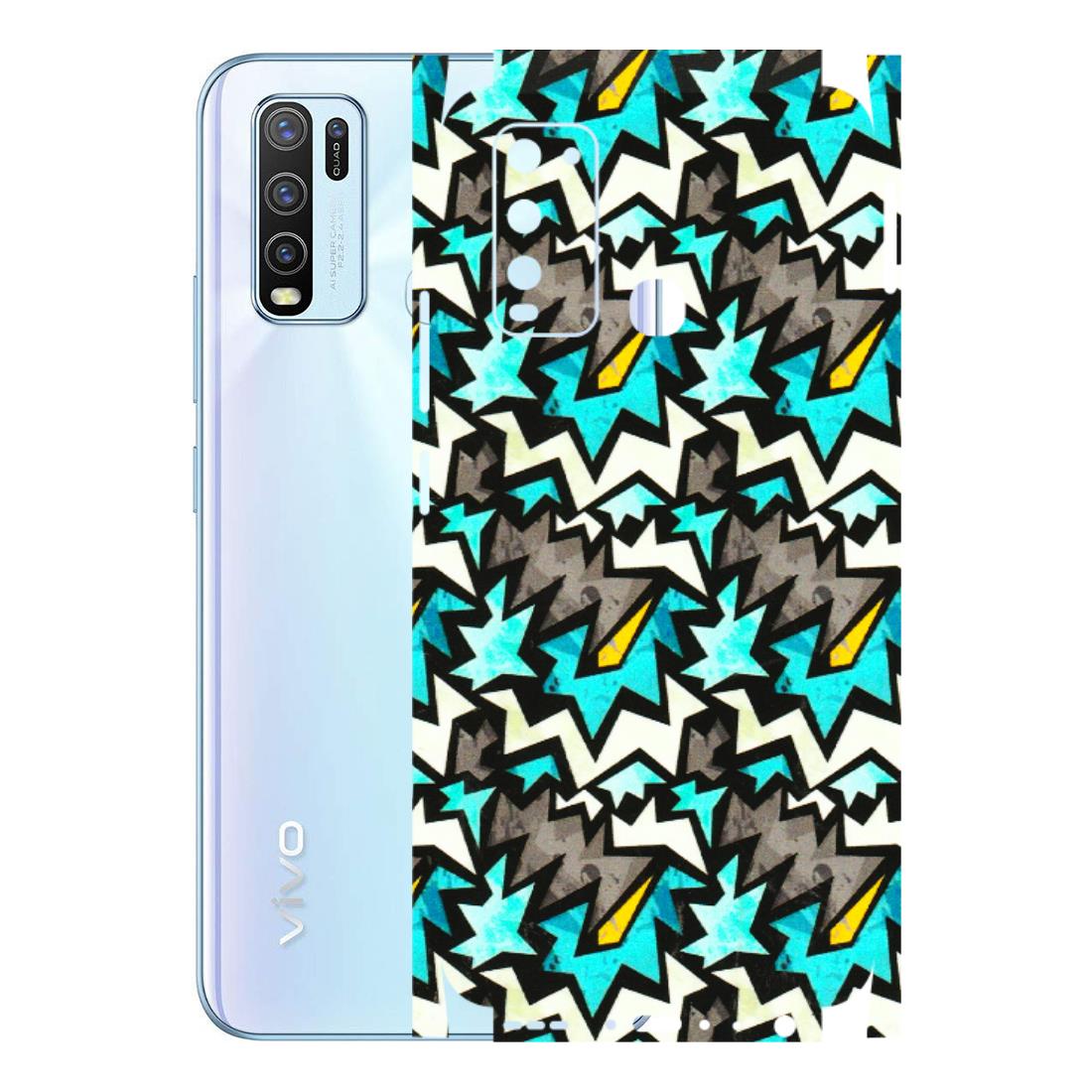VIVO Y Series Phone Skins (All Models) - Funky Zig Zag - 3D Embossed Finish (L-223) Vivo Y50