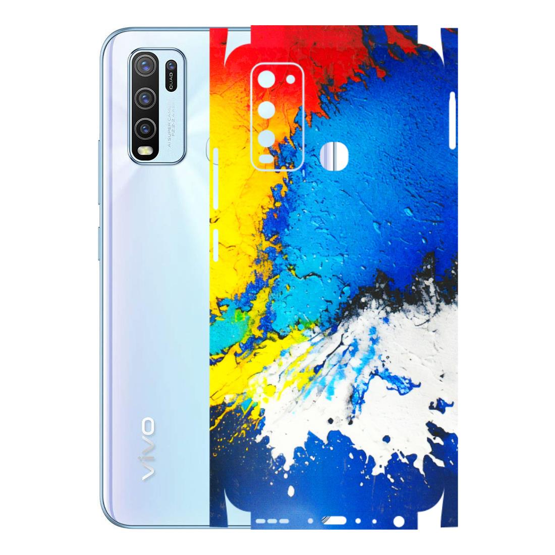 VIVO Y Series Phone Skins (All Models) - Acrylic Paint Spill - 3D Embossed Finish (L-229) Vivo Y50