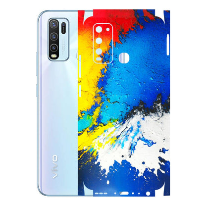 VIVO Y Series Phone Skins (All Models) - Acrylic Paint Spill - 3D Embossed Finish (L-229) Vivo Y50