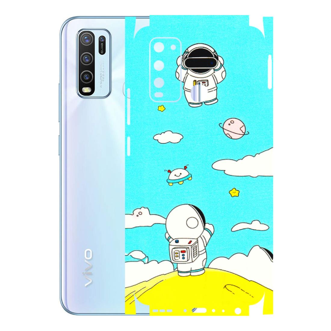 VIVO Y Series Phone Skins (All Models) - Blue Skies Astro Float - 3D Embossed Finish (L-230) Vivo Y50