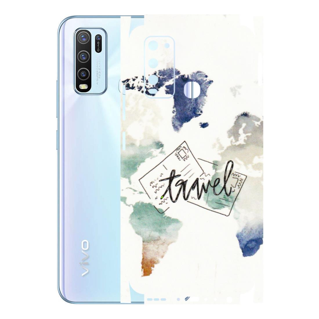 VIVO Y Series Phone Skins (All Models) - Travel The World - 3D Embossed Finish (L-232) Vivo Y50