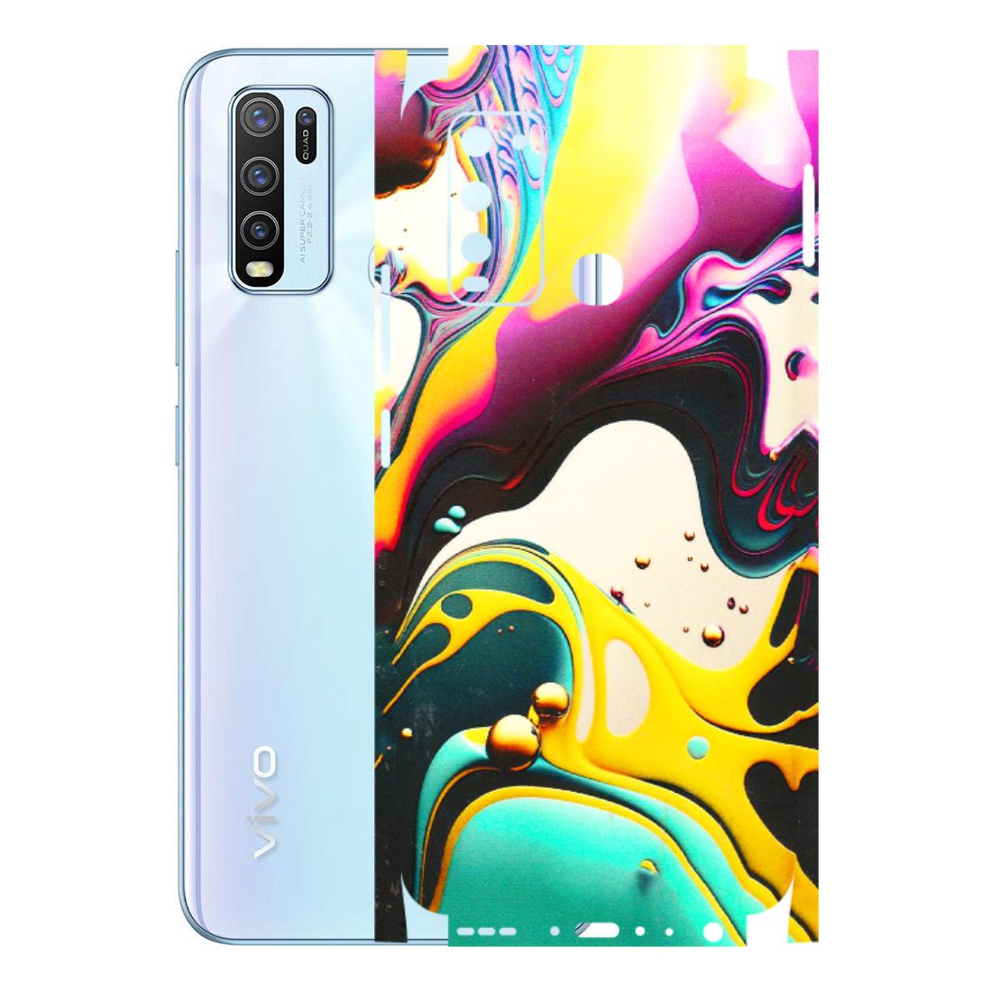 VIVO Y Series Phone Skins (All Models) - Multicolor Abstract pattern - 3D Embossed Finish (L-254) Vivo Y50