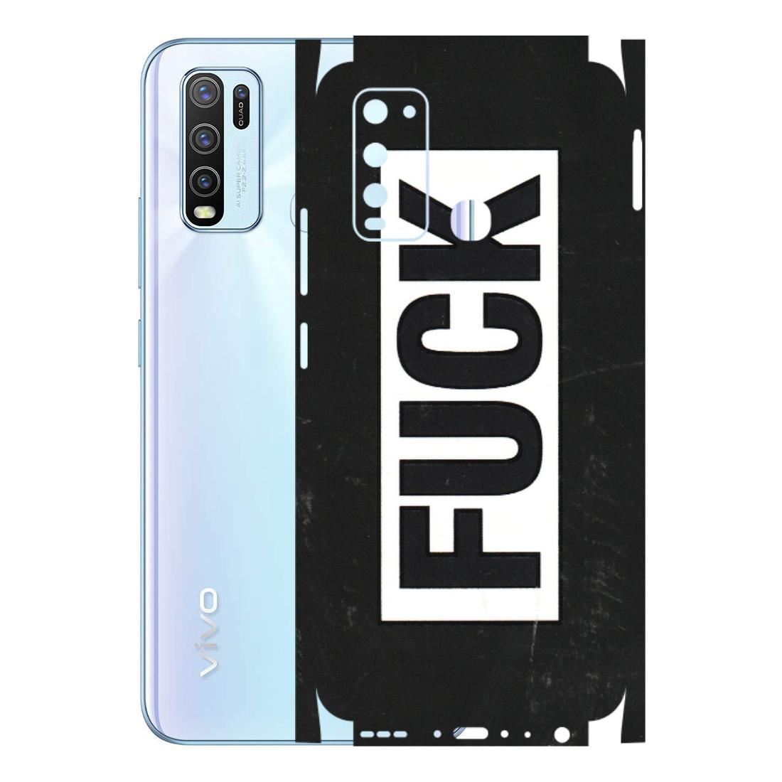 VIVO Y Series Phone Skins (All Models) - The F Word - 3D Embossed Finish (L-255) Vivo Y50