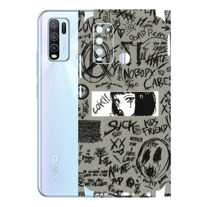 VIVO Y Series Phone Skins (All Models) - Never Have Love Anime - 3D Embossed Finish (L-260) Vivo Y50