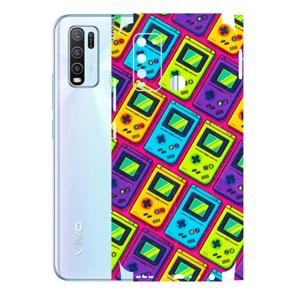 VIVO Y Series Phone Skins (All Models) - Gameboy Colourful - 3D Embossed Finish (L-266) Vivo Y50