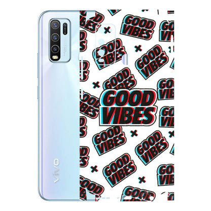 VIVO Y Series Phone Skins (All Models) - Good Vibes - 3D Embossed Finish (L-282) Vivo Y50