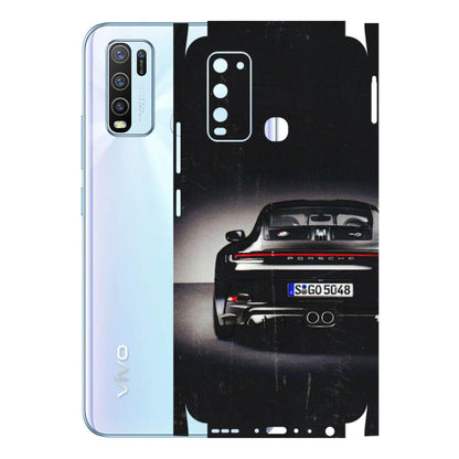 VIVO Y Series Phone Skins (All Models) - New Black Porsche GT3 - 3D Embossed Finish (L-327) Vivo Y50
