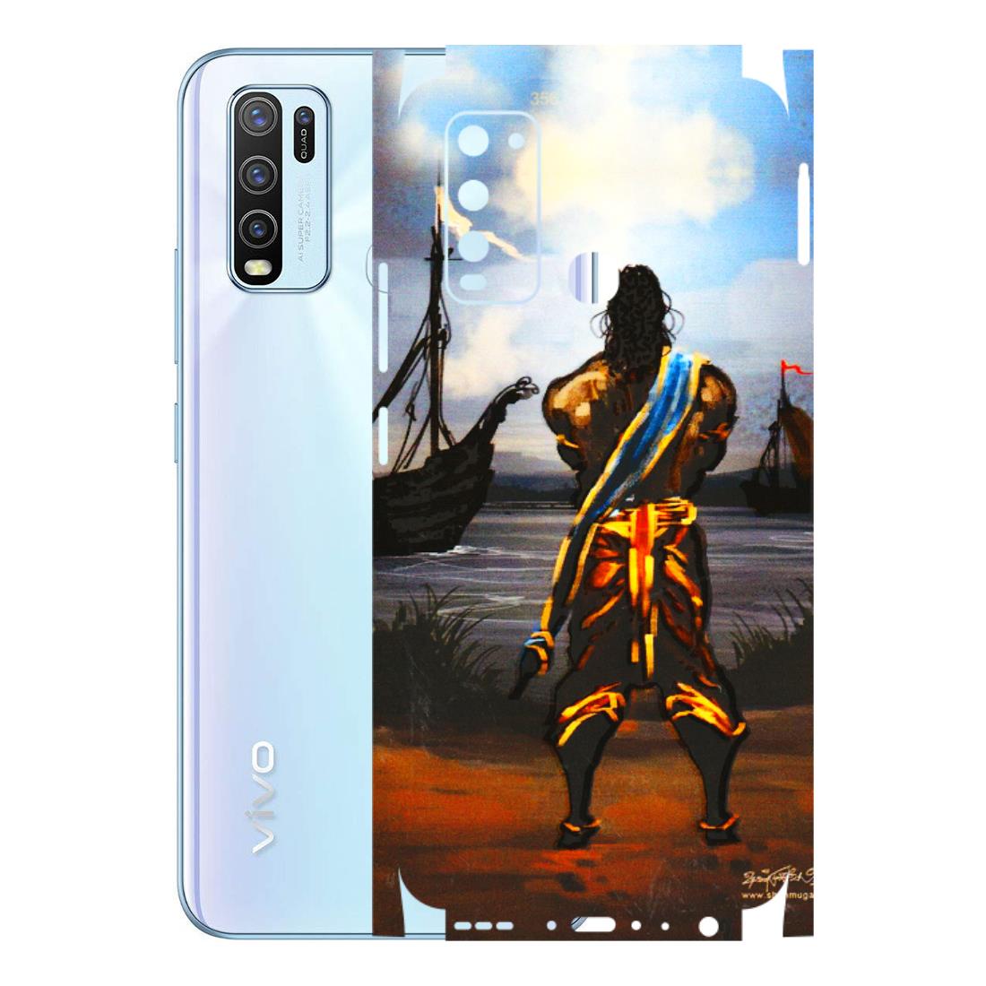 VIVO Y Series Phone Skins (All Models) - Heavenly God Figure - 3D Embossed Finish (L-34) Vivo Y50