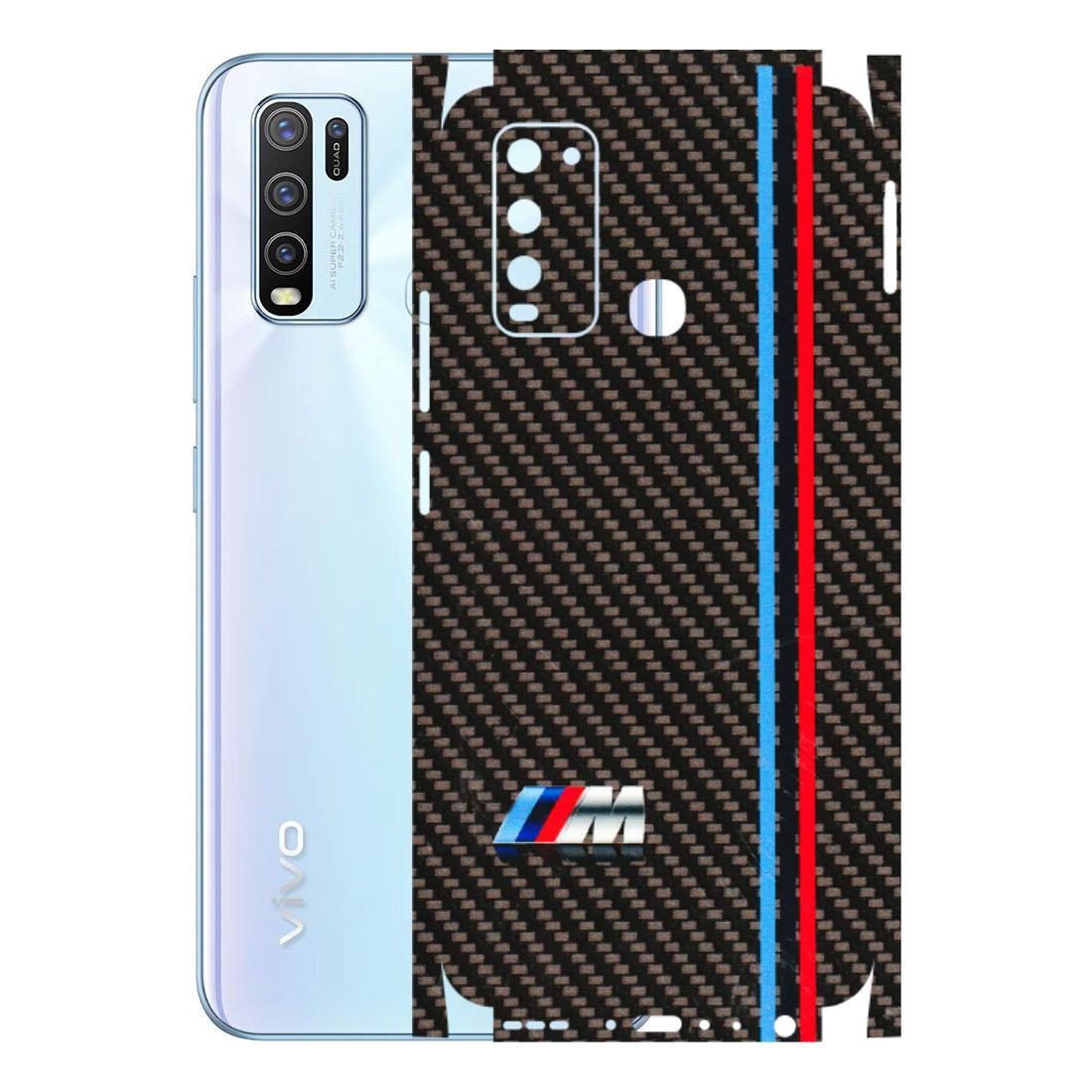 VIVO Y Series Phone Skins (All Models) - BM Carbon Fiber Feels - 3D Embossed Finish (L-38) Vivo Y50