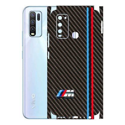 VIVO Y Series Phone Skins (All Models) - BM Carbon Fiber Feels - 3D Embossed Finish (L-38) Vivo Y50