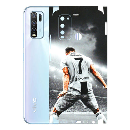 VIVO Y Series Phone Skins (All Models) - Ronaldo CR7 Crazy - 3D Embossed Finish (L-44) Vivo Y50
