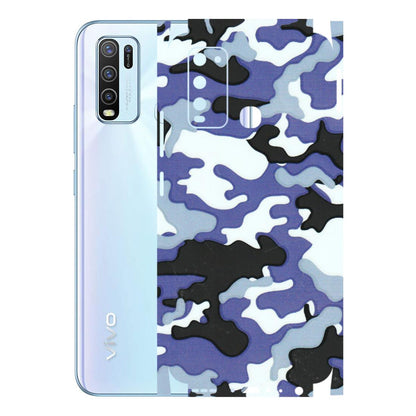 VIVO Y Series Phone Skins (All Models) - Powerfull Military Camoflauge - 3D Embossed Finish (L-49) Vivo Y50