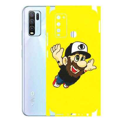 VIVO Y Series Phone Skins (All Models) - Flying Beardo - 3D Embossed Finish (L-60) Vivo Y50